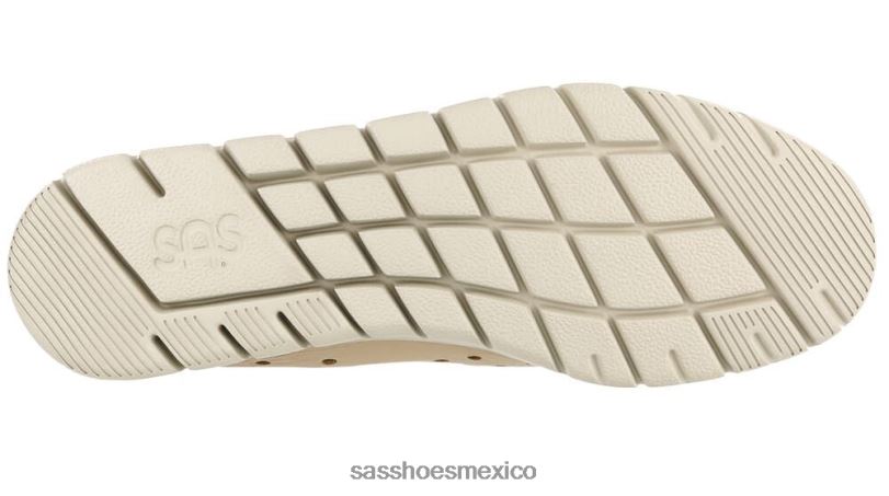 mx SAS mujer versátil mocasines con cordones ventosos latté LVV46278