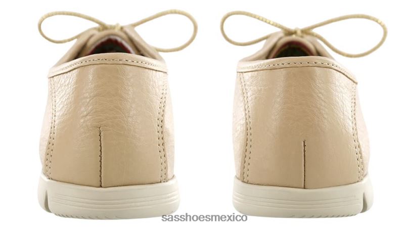 mx SAS mujer versátil mocasines con cordones ventosos latté LVV46278