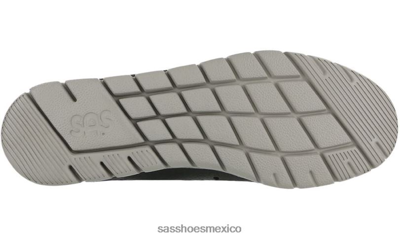 mx SAS mujer versátil mocasines con cordones ventosos negro LVV46277