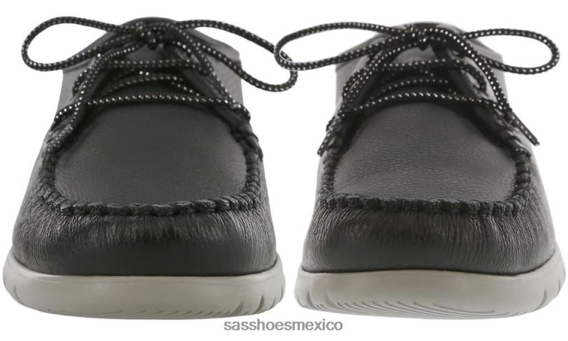 mx SAS mujer versátil mocasines con cordones ventosos negro LVV46277