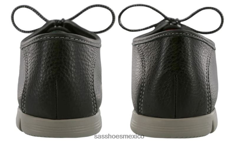 mx SAS mujer versátil mocasines con cordones ventosos negro LVV46277