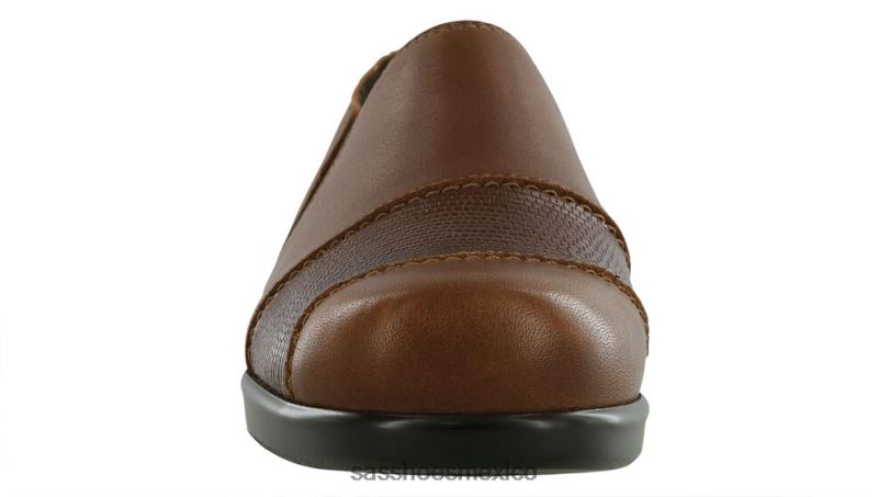 mx SAS mujer versátil mocasines nora slip on castaño/lagarto LVV46247