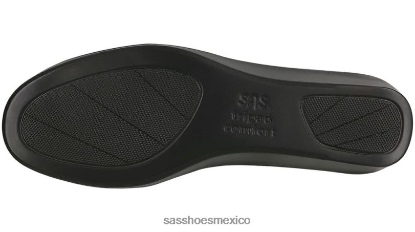 mx SAS mujer versátil mocasines nora slip on negro/lagarto LVV46246