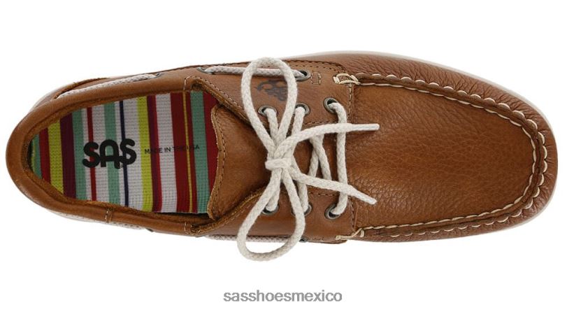 mx SAS mujer versátil náutico catalina con cordones arenisca LVV46280