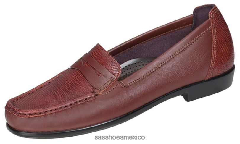 mx SAS mujer versátil penny j slip en mocasín siena LVV46241