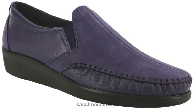 mx SAS mujer versátil resbalón del sueño en mocasín azul cósmico LVV46186