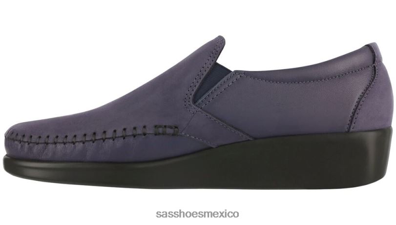 mx SAS mujer versátil resbalón del sueño en mocasín azul cósmico LVV46186
