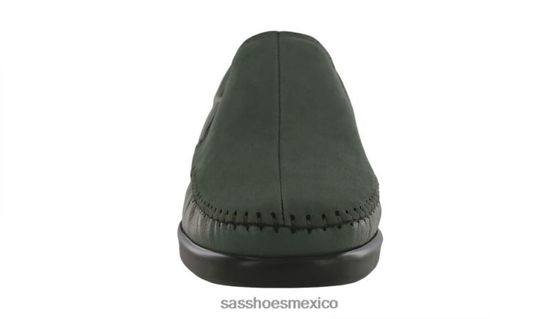 mx SAS mujer versátil resbalón del sueño en mocasín bosque verde LVV46187