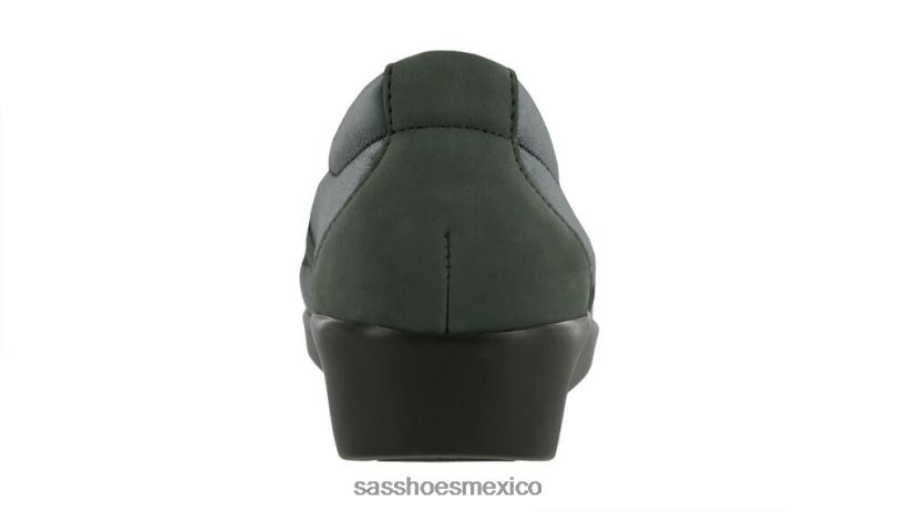 mx SAS mujer versátil resbalón del sueño en mocasín bosque verde LVV46187