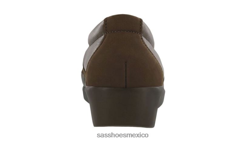mx SAS mujer versátil resbalón del sueño en mocasín césped/café LVV46185