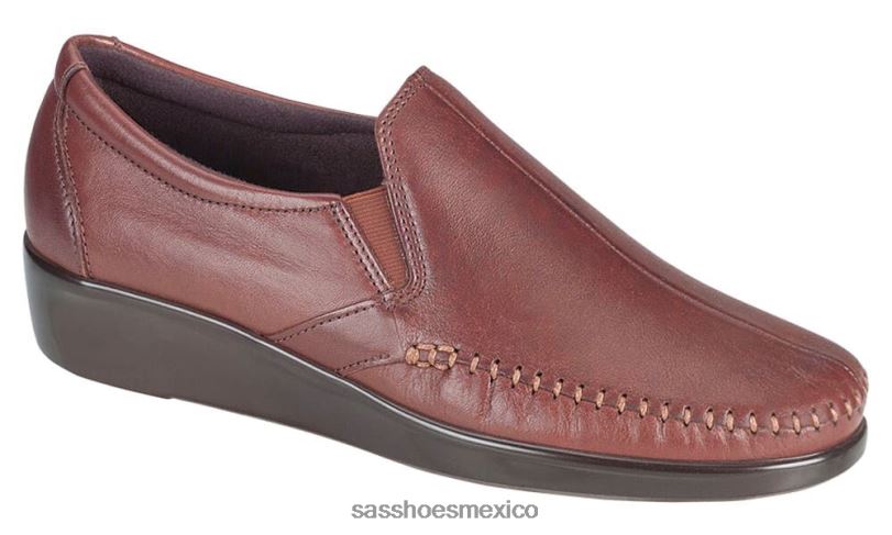 mx SAS mujer versátil resbalón del sueño en mocasín marrón LVV46180