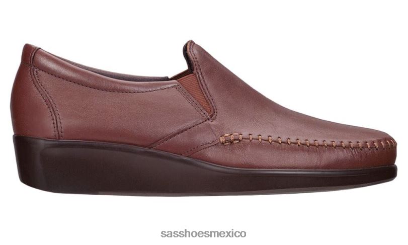mx SAS mujer versátil resbalón del sueño en mocasín marrón LVV46180