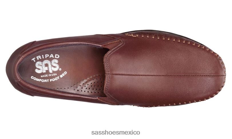 mx SAS mujer versátil resbalón del sueño en mocasín marrón LVV46180