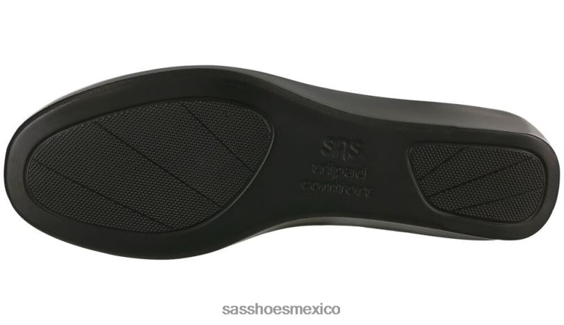 mx SAS mujer versátil resbalón del sueño en mocasín negro carbón LVV46188