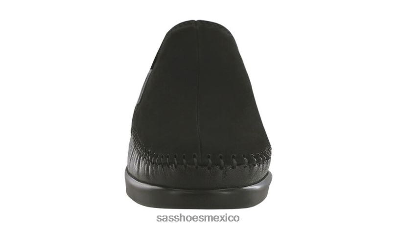 mx SAS mujer versátil resbalón del sueño en mocasín negro carbón LVV46188