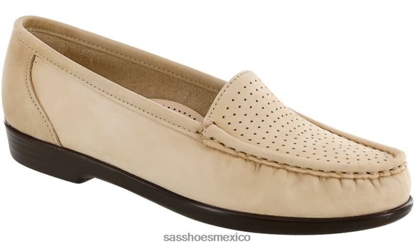 mx SAS mujer versátil resbalón inteligente en mocasín lino LVV46195