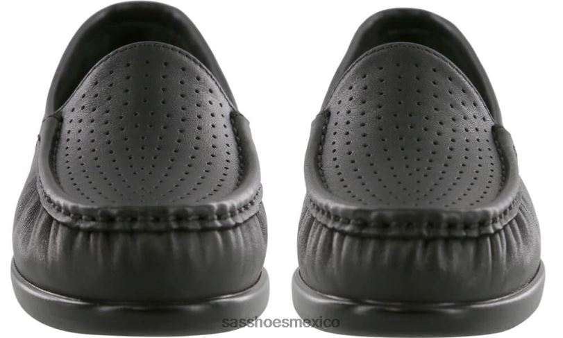 mx SAS mujer versátil resbalón inteligente en mocasín negro LVV46194