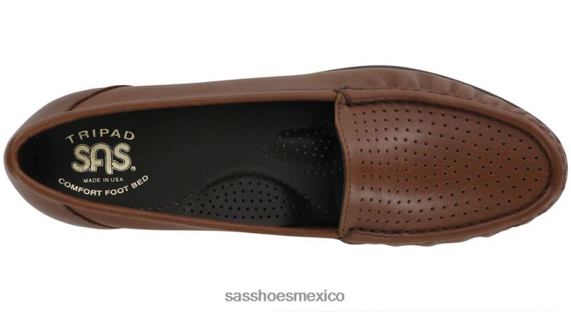 mx SAS mujer versátil resbalón inteligente en mocasín rojizo LVV46192