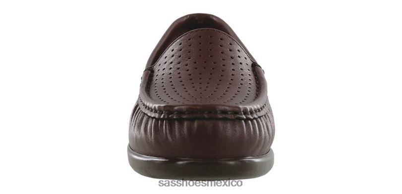 mx SAS mujer versátil resbalón inteligente en mocasín vino LVV46193