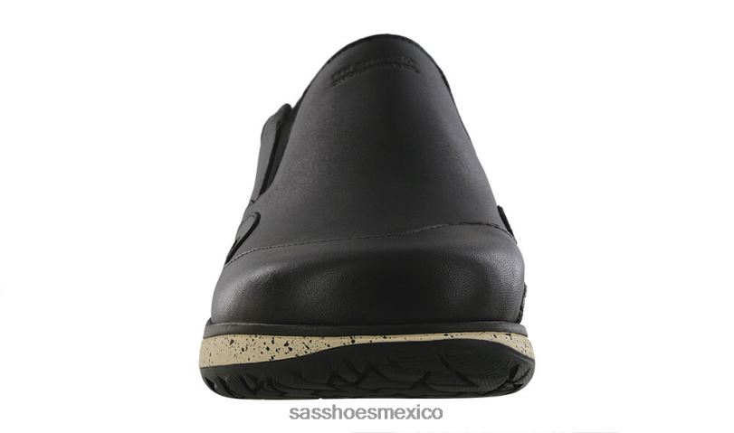 mx SAS mujer versátil resbalón resbalón en mocasín negro LVV46423