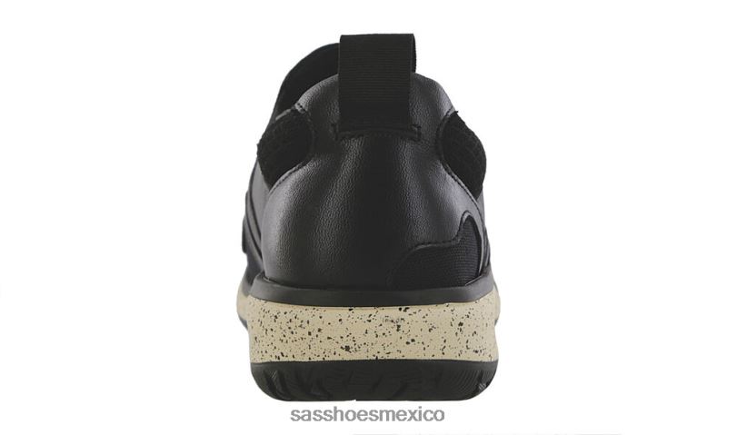 mx SAS mujer versátil resbalón resbalón en mocasín negro LVV46423