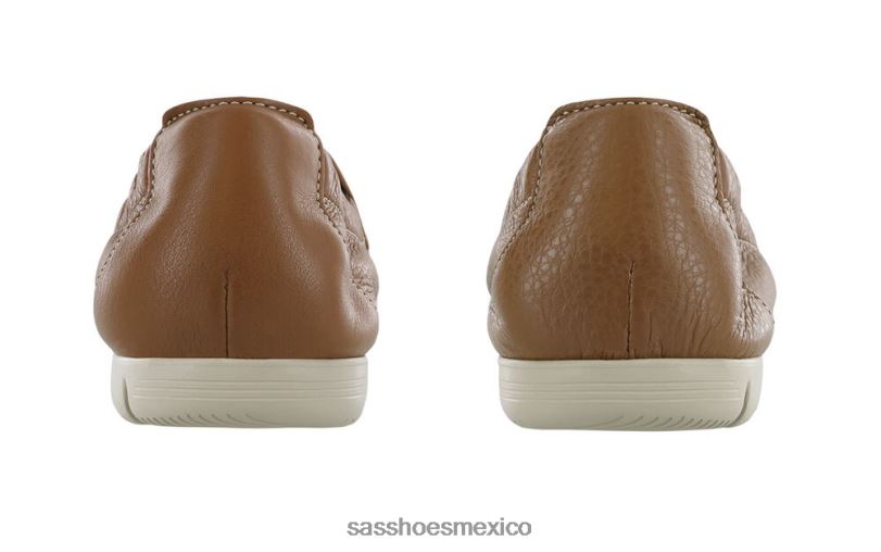 mx SAS mujer versátil resbalón soleado en mocasín marrón nuez LVV46234