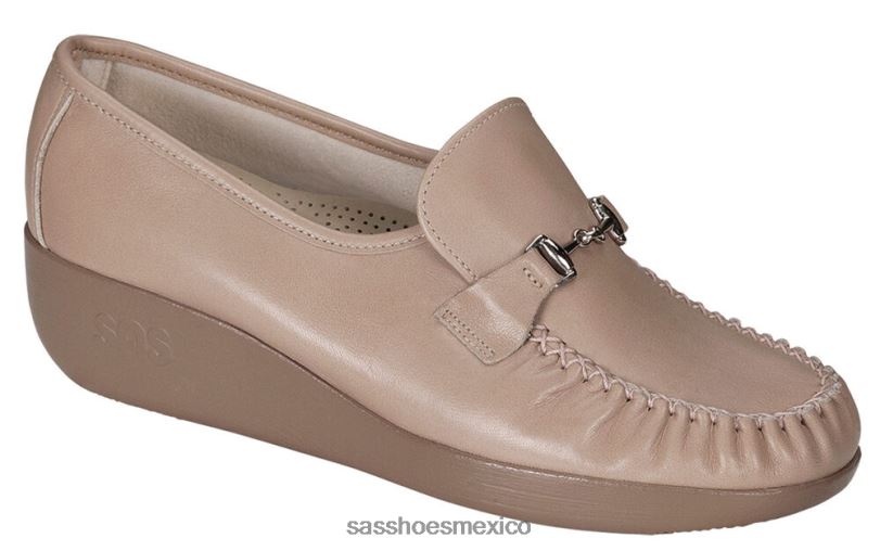 mx SAS mujer versátil slip mágico en mocasín crema LVV46203
