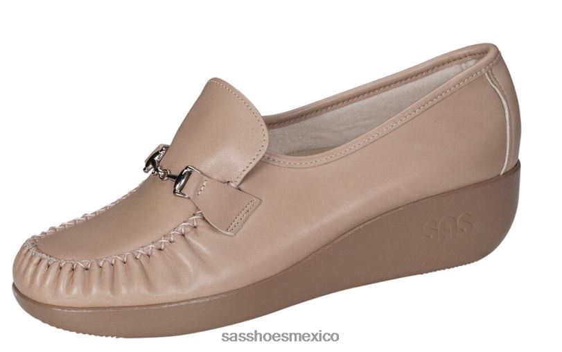 mx SAS mujer versátil slip mágico en mocasín crema LVV46203