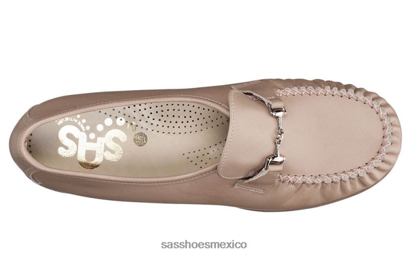 mx SAS mujer versátil slip mágico en mocasín crema LVV46203