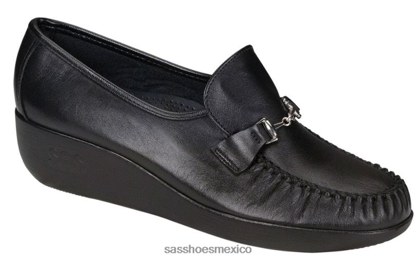 mx SAS mujer versátil slip mágico en mocasín negro LVV46202