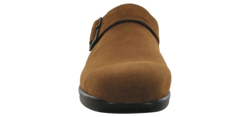 mx SAS mujer versátil zueco resbalón en mocasín bronce turbinado LVV46235
