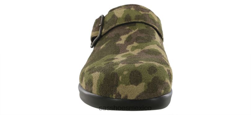 mx SAS mujer versátil zueco resbalón en mocasín camuflaje LVV46223