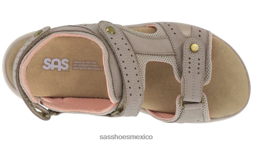 mx SAS mujer versátil embarcar sandalia deportiva gris pardo LVV4654