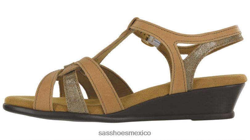 mx SAS mujer versátil sandalia aurora con correa en T chispas LVV4668