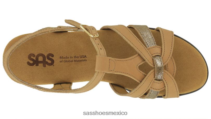 mx SAS mujer versátil sandalia aurora con correa en T chispas LVV4668