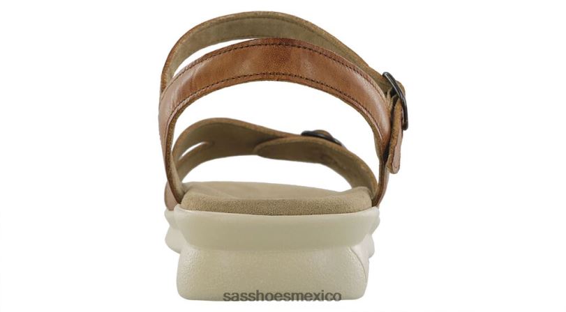 mx SAS mujer versátil sandalia duo con tira de cuarto color avellana LVV4680