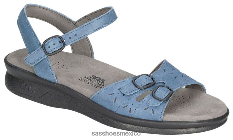 mx SAS mujer versátil sandalia duo con tira de cuarto mezclilla LVV4683