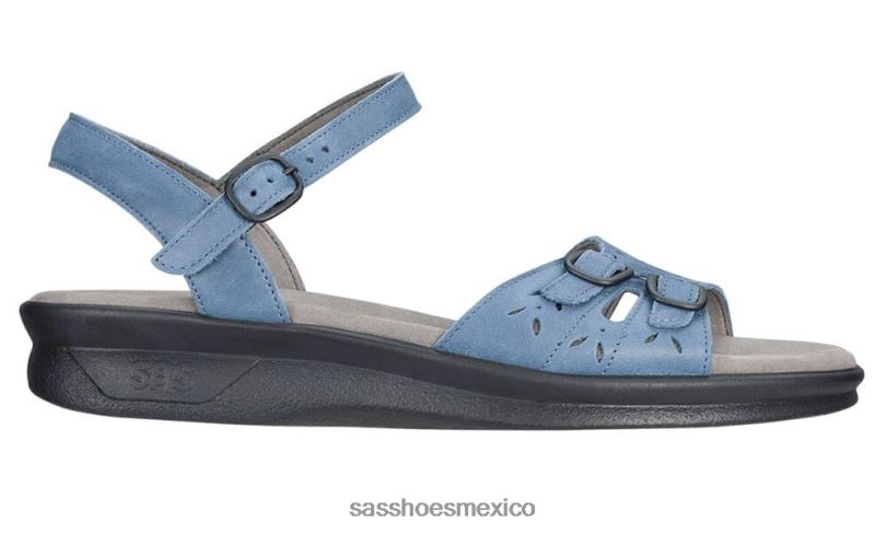 mx SAS mujer versátil sandalia duo con tira de cuarto mezclilla LVV4683