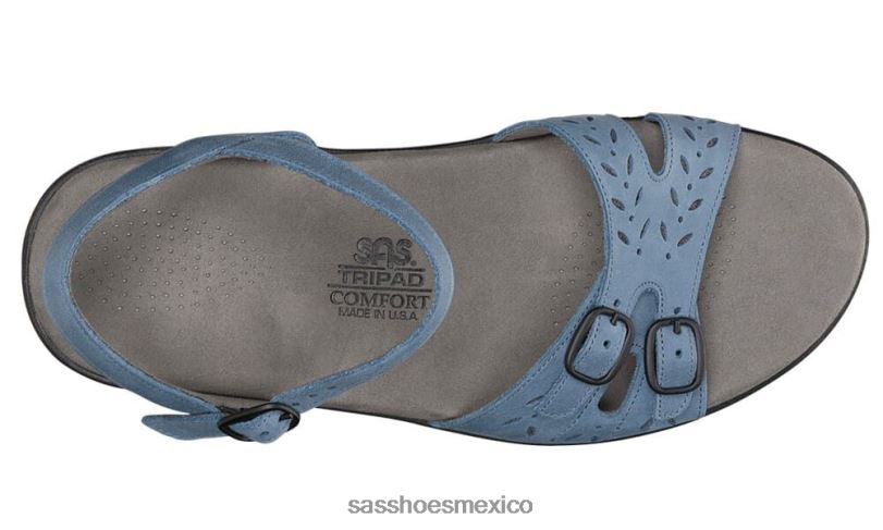 mx SAS mujer versátil sandalia duo con tira de cuarto mezclilla LVV4683