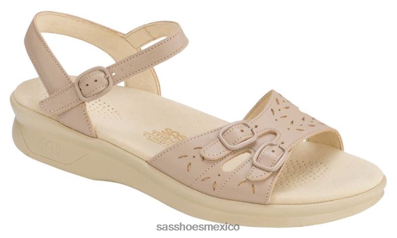 mx SAS mujer versátil sandalia duo con tira de cuarto natural LVV4685