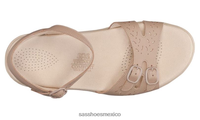 mx SAS mujer versátil sandalia duo con tira de cuarto natural LVV4685
