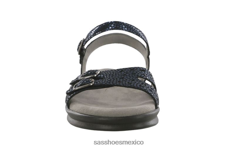 mx SAS mujer versátil sandalia duo con tira de cuarto perla azul marino LVV4687