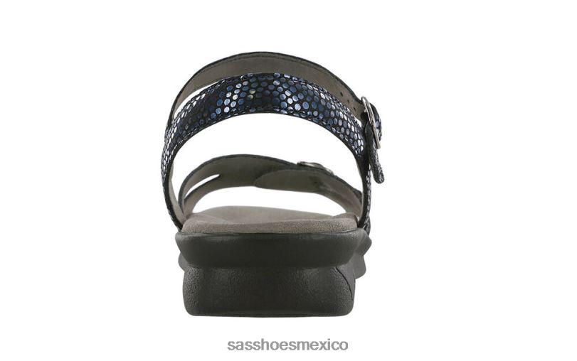 mx SAS mujer versátil sandalia duo con tira de cuarto perla azul marino LVV4687