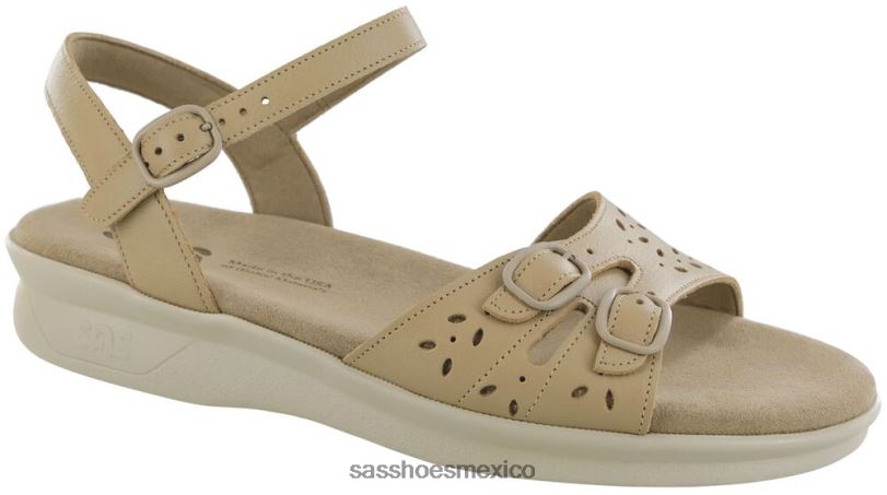 mx SAS mujer versátil sandalia duo con tira de cuarto piedra caliente LVV4682