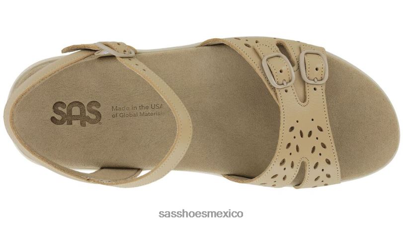 mx SAS mujer versátil sandalia duo con tira de cuarto piedra caliente LVV4682