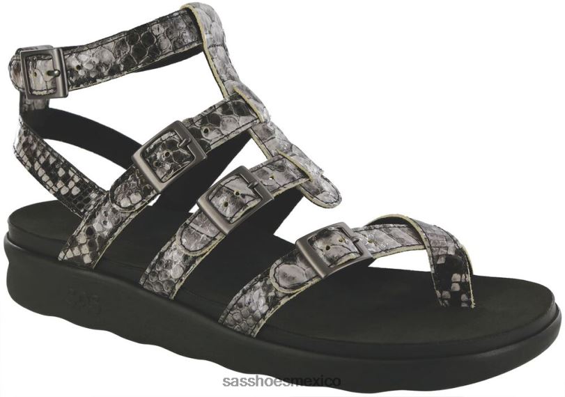 mx SAS mujer versátil sandalia gladiador aria lx tipo de serpiente venenosa LVV4611