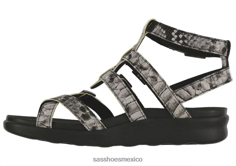 mx SAS mujer versátil sandalia gladiador aria lx tipo de serpiente venenosa LVV4611