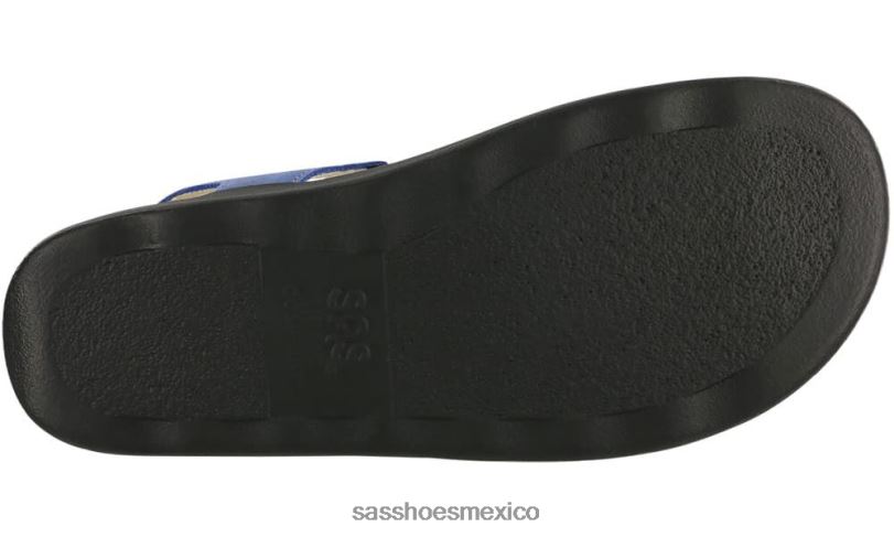 mx SAS mujer versátil sandalia marina con correa en T azul LVV46137