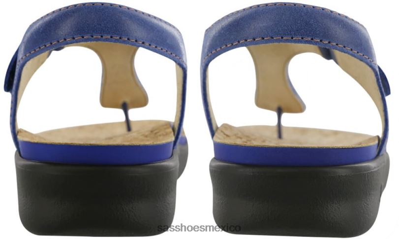 mx SAS mujer versátil sandalia marina con correa en T azul LVV46137