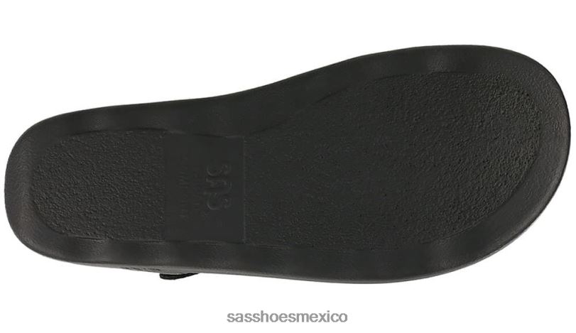mx SAS mujer versátil sandalia marina con correa en T negro LVV46139